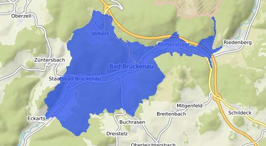 Bodenrichtwertkarte Bad Br&uuml;ckenau